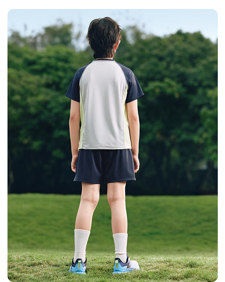 Balabala Kids Boys Short Sleeve Set Girls Two-Piece T-Shirt 2026 New Summer Quick-Dry Sports Pants Cooling 27