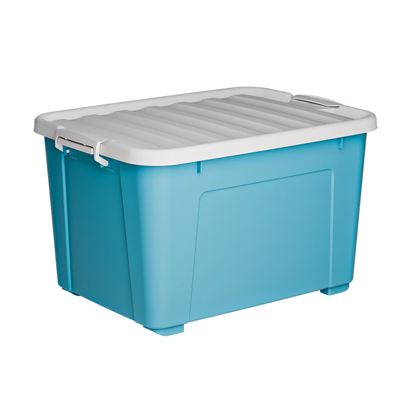 JD Jingzao Large Clothes Storage Box Plastic Toy Organizer Car Trunk Storage Box with Wheels 145L Extra Large