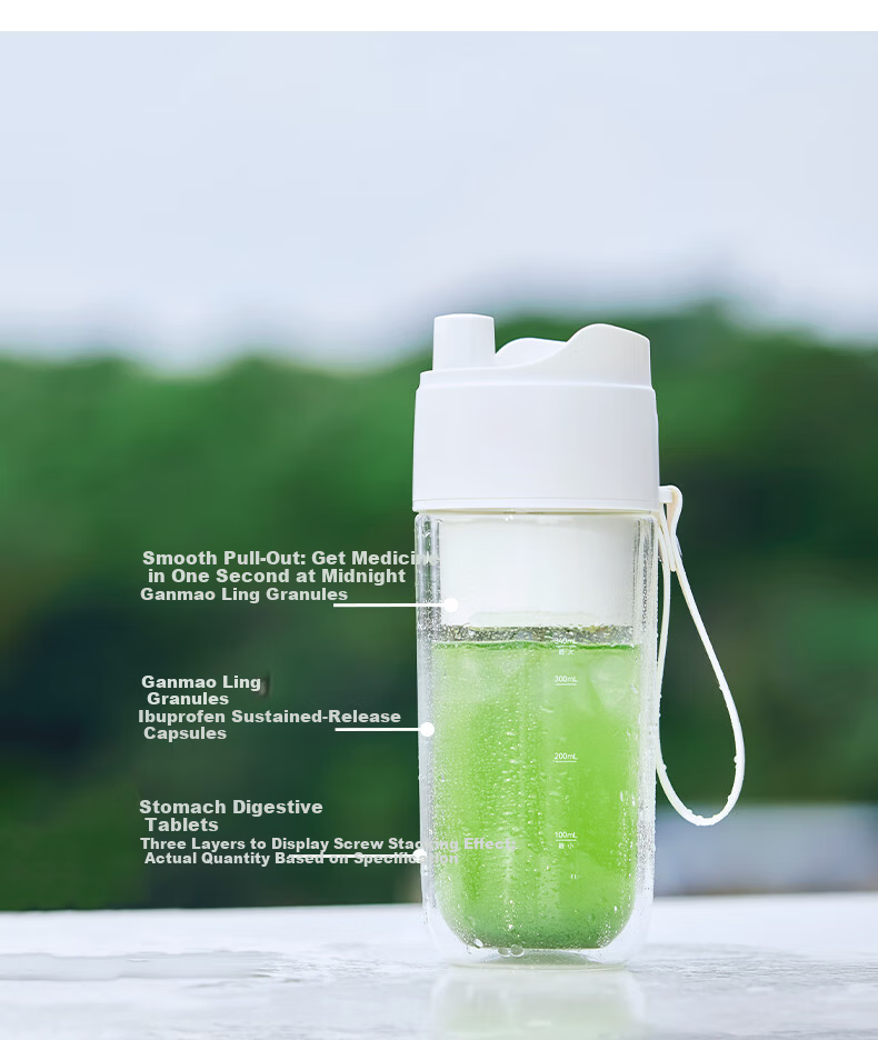 Olayks Instant Double-Layer Glass Juicer Cup Hollow Insulated Portable Juicer Multifunctional Small Household Juice Blender Fresh Fruit and Vegetable Juicer with Ice Crushing Travel Cup 6