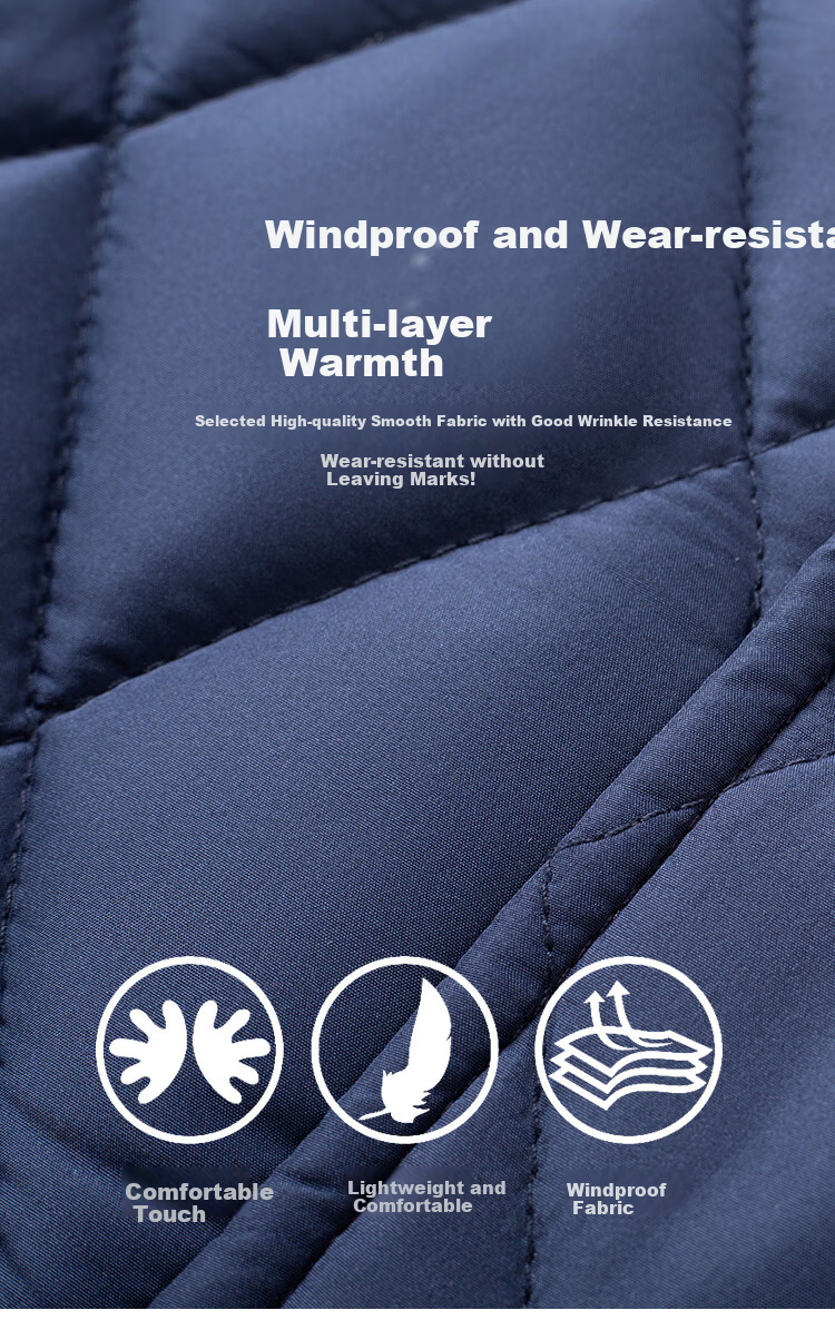 Nanjiren Men's Winter Thickened Thermal Underwear Set for Middle-aged and Elderly, Dad Style Cardigan, Large Size, Dark Gray, L, Feather Silk Cotton Jacket Set 3