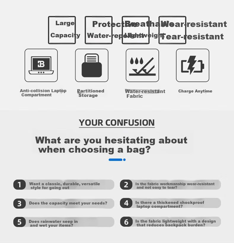 361° Men's Backpack 2025 New Lightweight Business Travel Large Capacity College Laptop Bag 1