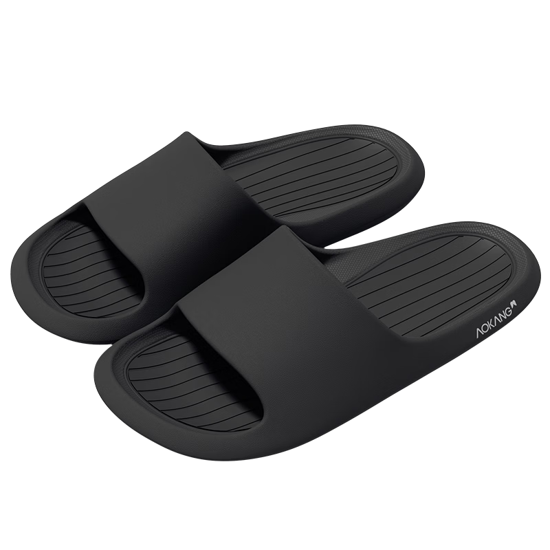 Aokang Men's Summer 2026 New Home Bathroom Shower Non-Slip Odor-Resistant High-End EVA Soft Sole Slippers Outdoor Wear