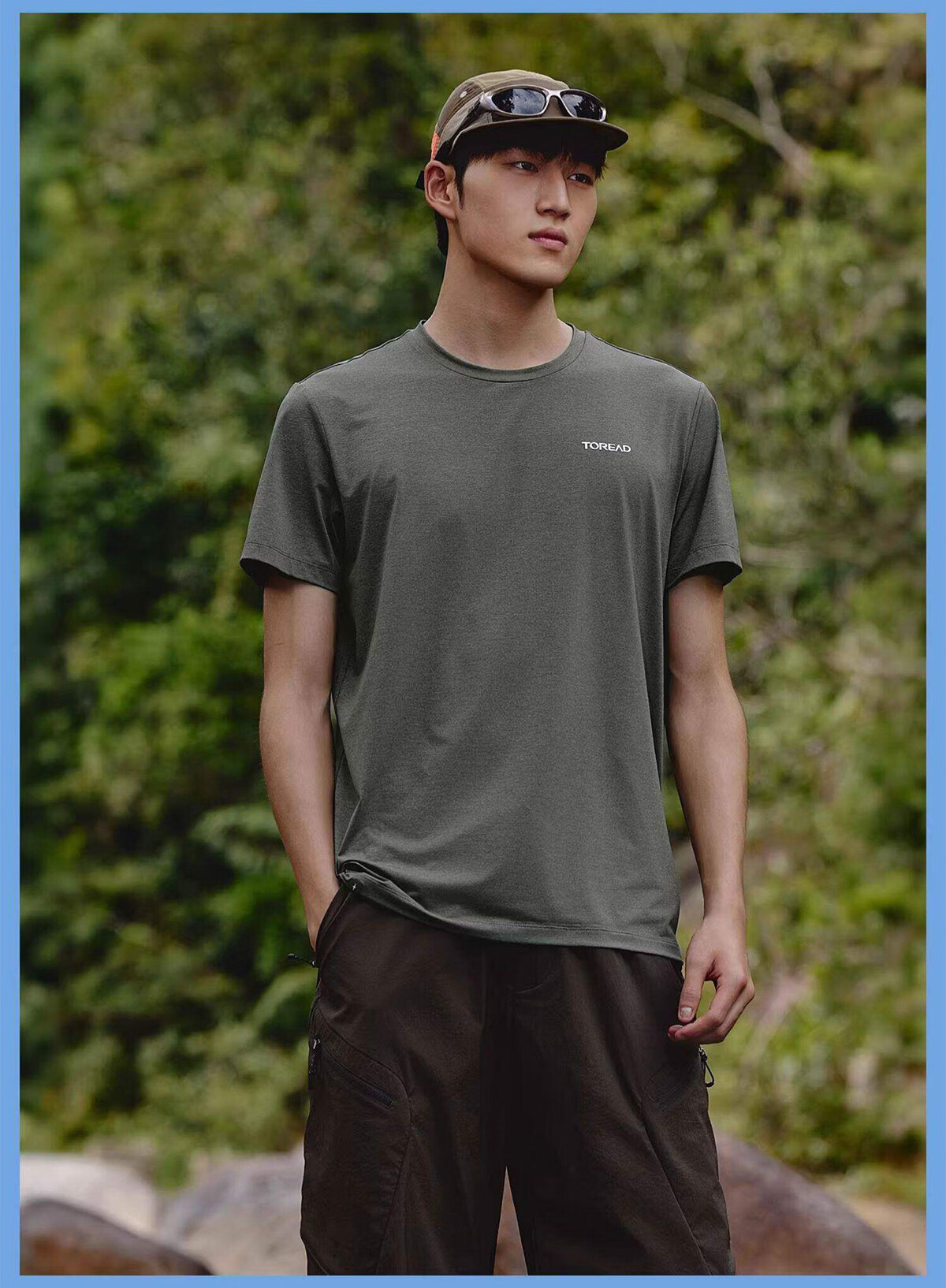 TOREAD Quick-Dry T-Shirt 26 Spring Summer New Couple Breathable Short Sleeve Sun Protection Round Neck Stretch Sports Top TAJJBO81754 30