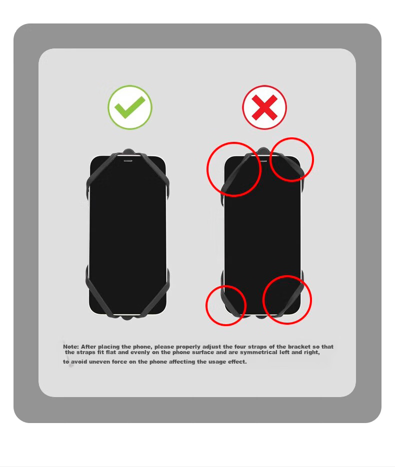 GUB Road Bike Silicone Phone Holder Stable Shockproof Anti-Drop Strap Mount P13 9