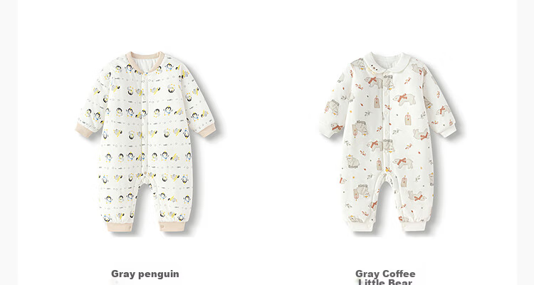 BALABALA Baby Romper Newborn Infant Bodysuit Unisex Winter Thickened Warm Soft Crawling Suit 14