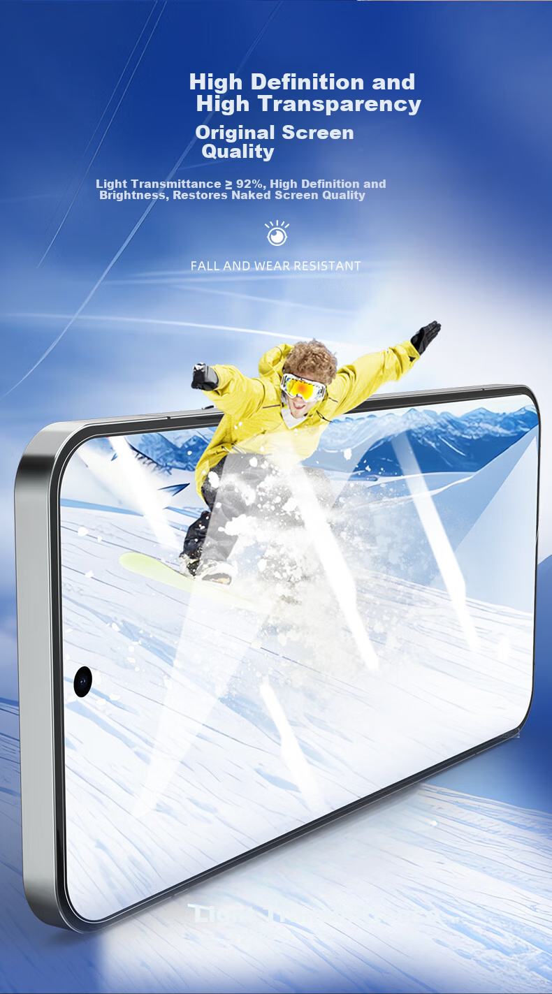 LANGLING AR Anti-Reflective Full Coverage Tempered Glass Camera Lens Protector for Xiaomi 17 Pro Max Rear Camera and Back Screen, HD Scratch-Resistant Durable Film 4