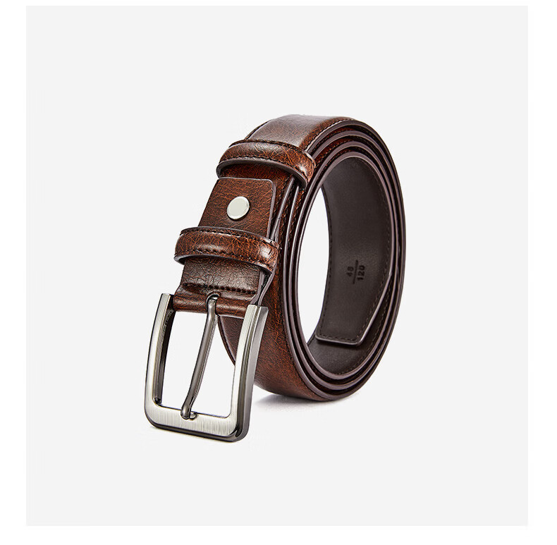 CARTELO Men's Genuine Leather Casual Versatile Pin Buckle Belt Valentine's Day Birthday Gift for Boyfriend Husband Dad 5