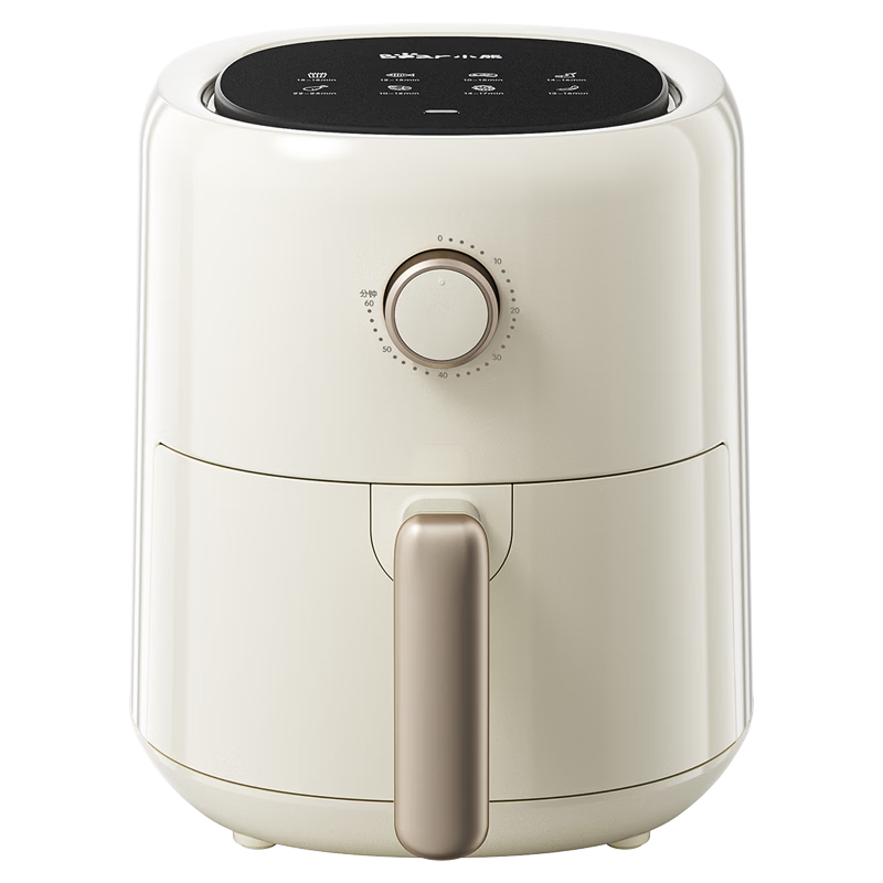 Bear Fully Automatic Air Fryer 3L, No Flip, Micro Steam, Low Oil, Tender Fry, Non-Stick Detachable Basket, Oven Combo, Home Use