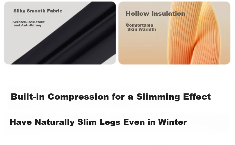 Afandi Mugwort Antibacterial Compression Socks Spring and Autumn Thick Black Slimming Tights for Women 13