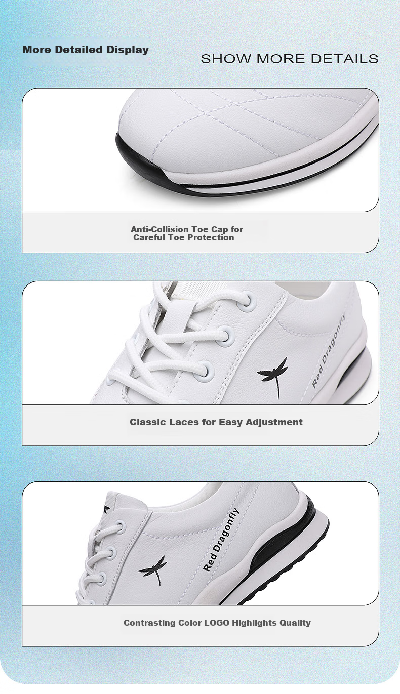 Red Dragonfly Women's Casual Shoes INS Trendy White Korean Style Sneakers C02103471 White Size 35 12