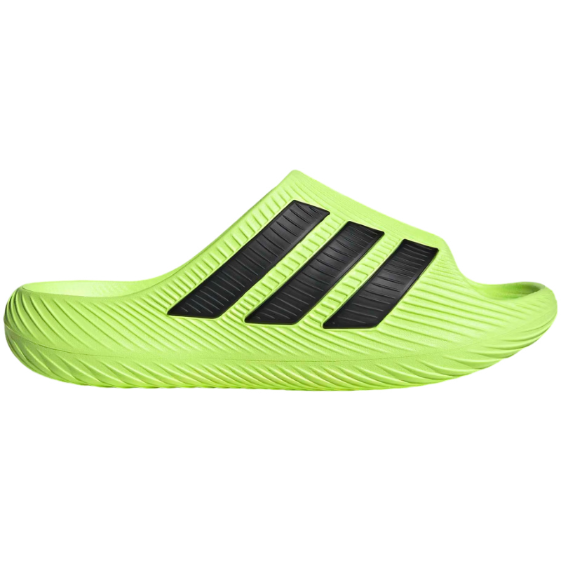 Adidas Men's And Women's Shoes, Sportswear Series, PURECHILL SLIDE Slippers, Fluorescent Yellow, Size 40.5