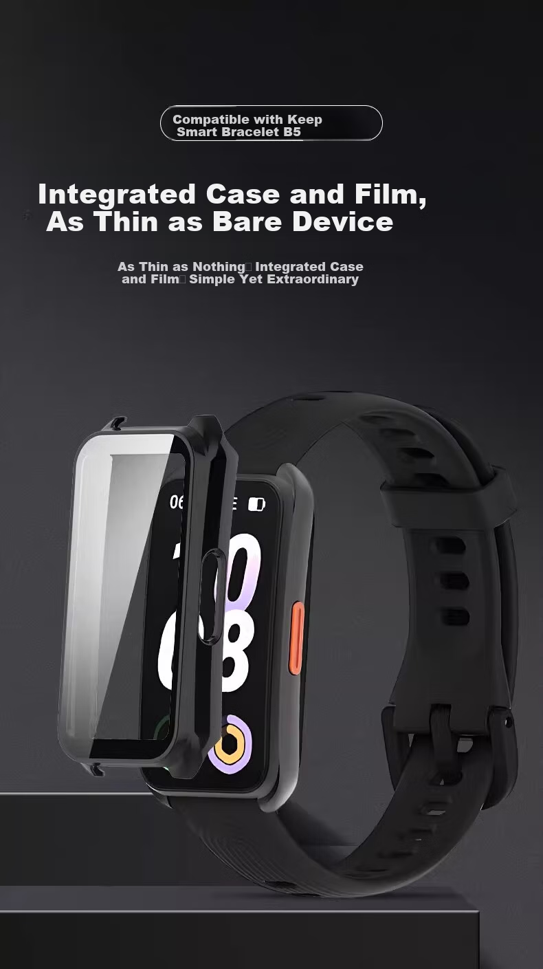 CHENSONG Keep B5 Full Coverage Protective Case and Screen Protector, Integrated Shell and Film, Universal B4 Scratch-Resistant, Anti-Fingerprint, Drop-Proof Hard Transparent Case 1