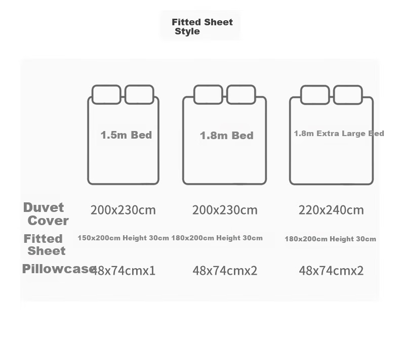 AMOR Antibacterial Class A 100-Count Cotton Brushed Four-Piece Bedding Set Pure Cotton Winter Duvet Cover Fitted Sheet Gem Blue Standard 17
