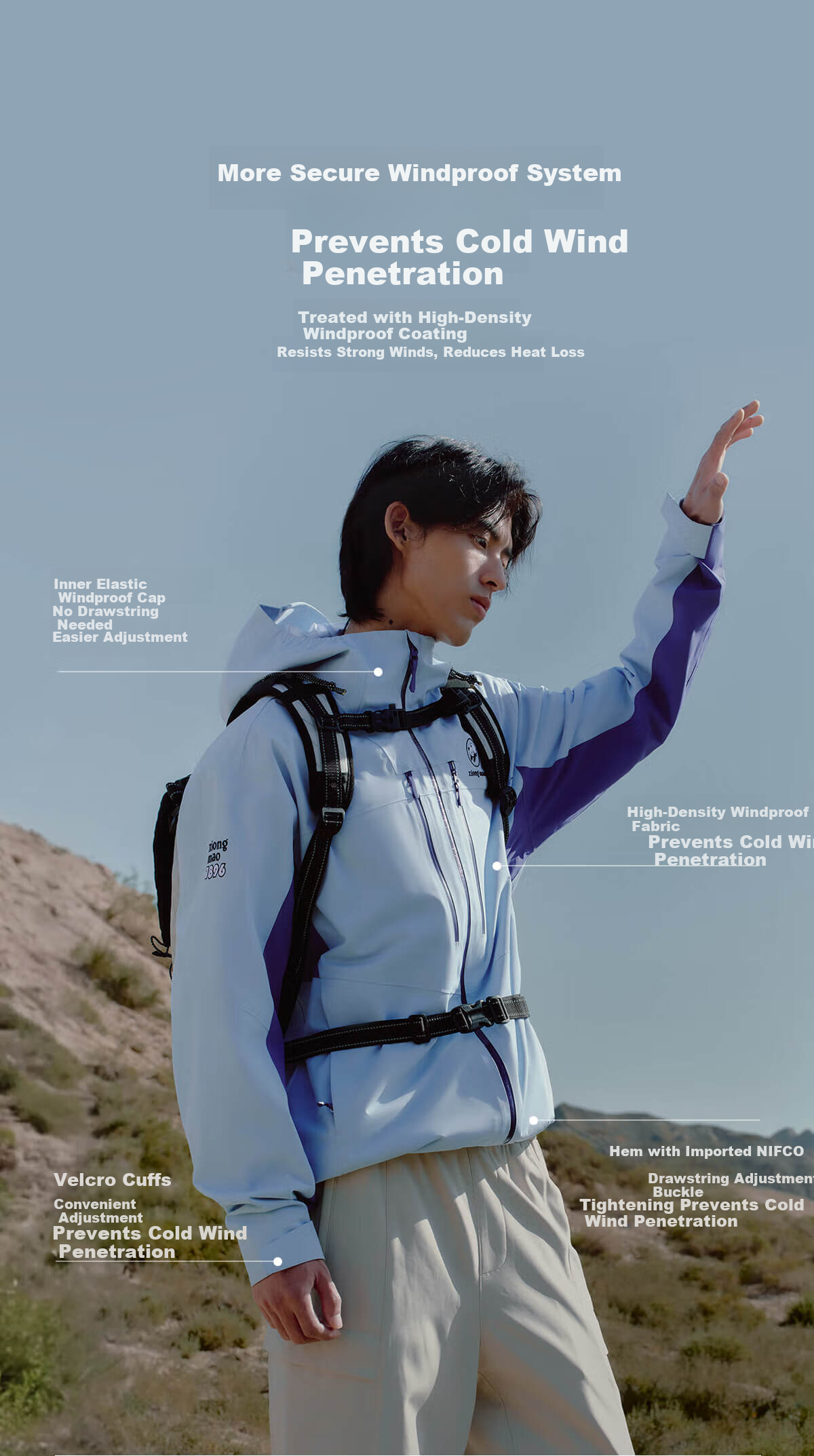 Xiongmao Zhang Yuxi Same Style [Tanyuezhe] Three-In Jacket for Women, Autumn And Winter Windproof Waterproof Mountaineering Coat for Me 9