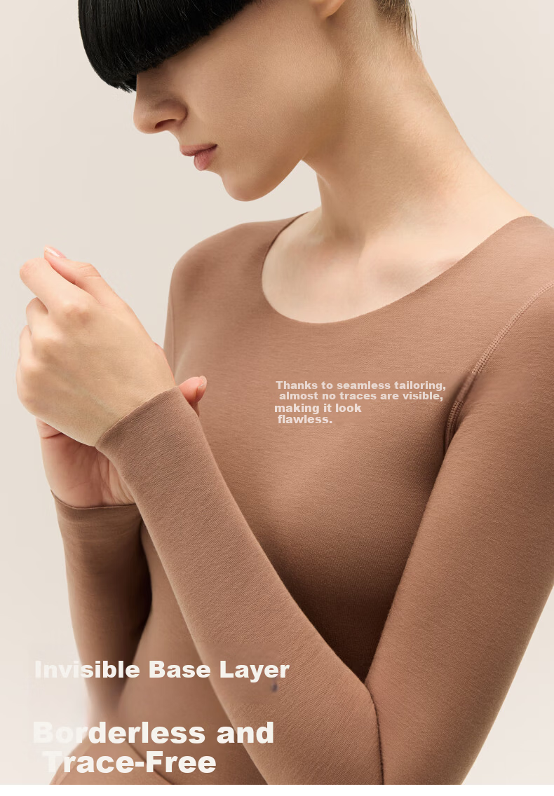 Bananain Repi502++ Unisex Thermal Underwear Set 7A Antibacterial Thickened Autumn Winter Base Layer Shirt and Pants 13