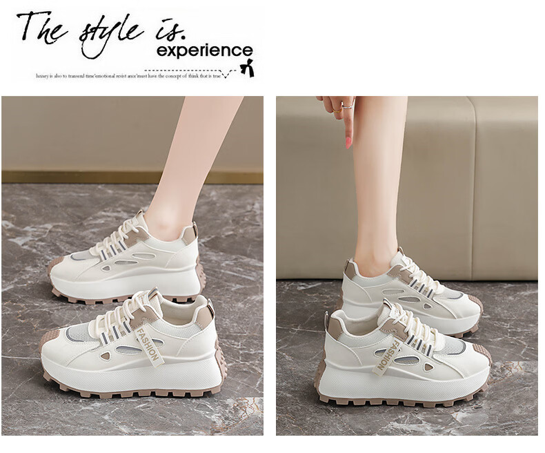 Cartelo Crocodile Women's Casual Shoes Platform Sneakers Thick-soled Lightweight Sports Shoes 1691 Mika Size 37 17