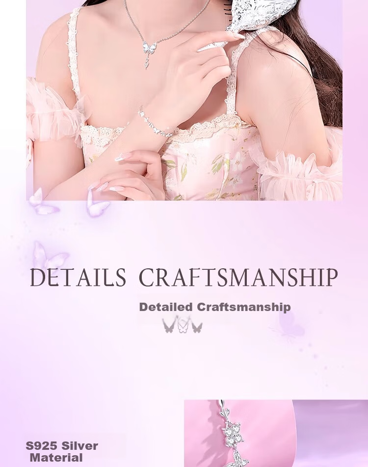 Disney Butterfly Bracelet Women's Luxury High-End Birthday Gift for Girlfriend 3