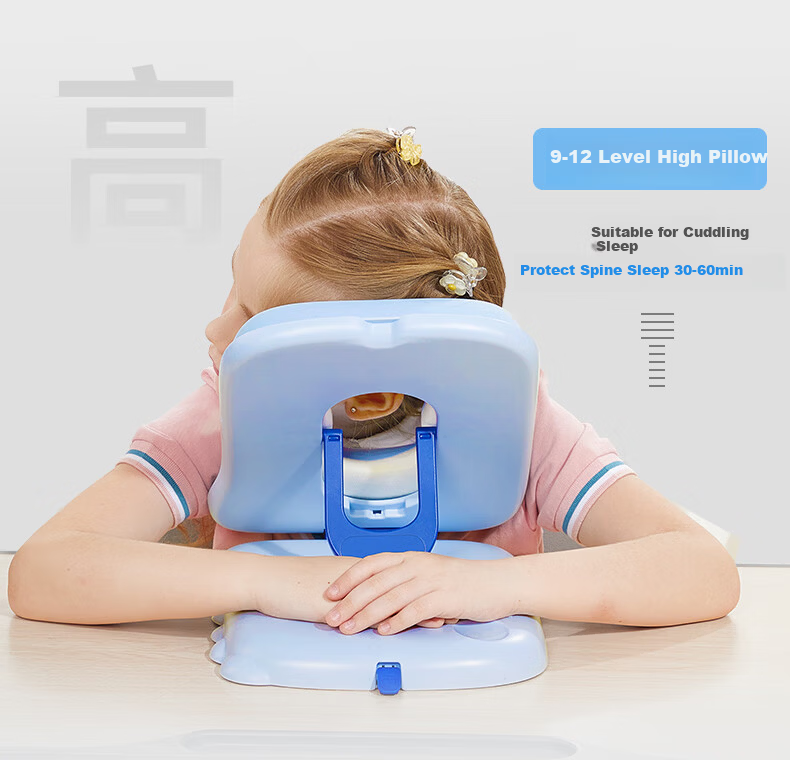 Maotaizi Nap Pillow, Primary School Student Prone Sleeping Pillow, Chest Protection Nap Pillow, Children's Sleeping Aid, Face-Down Pillow, Hugging Pillow, Nap at Desk 6