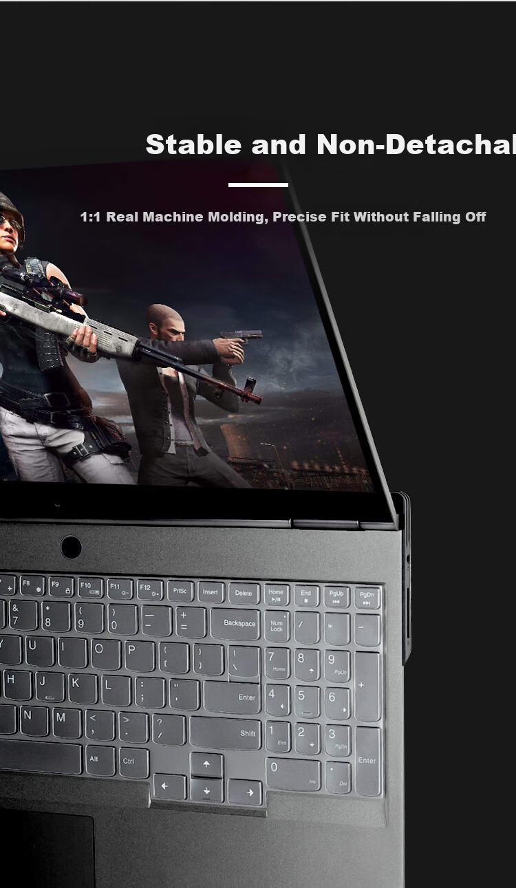 NVV Compatible Lenovo Legion Y9000 X Keyboard Cover 15.6-inch High Transparency TPU Invisible Keyboard Protector KL-4 5