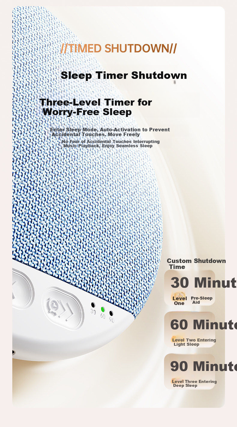 EZHK 2026 New Ultra-Thin Bone Conduction Sleep Sound Speaker Bluetooth Pillow Speaker Sleep Aid Device Bedside Headphone Pillow Music Player 13