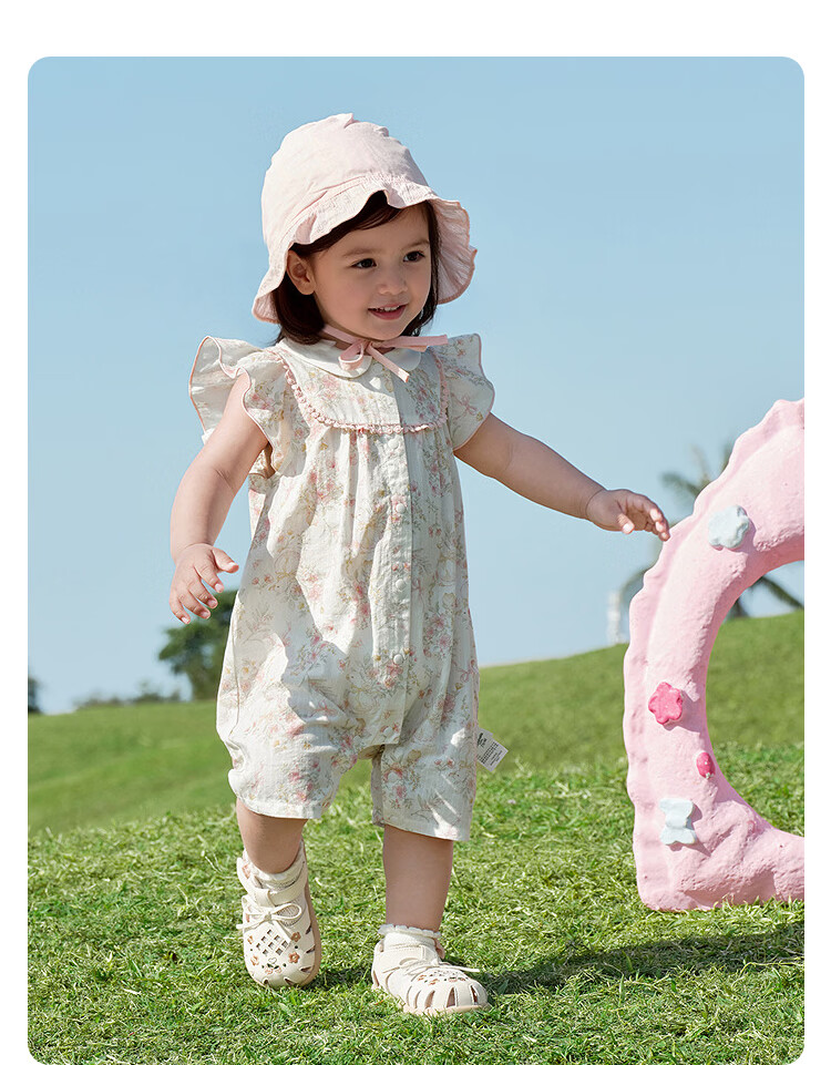 Balabala【balaOne】Baby Romper Infant Jumpsuit Girls 2026 Delicate Sweet Cute 16