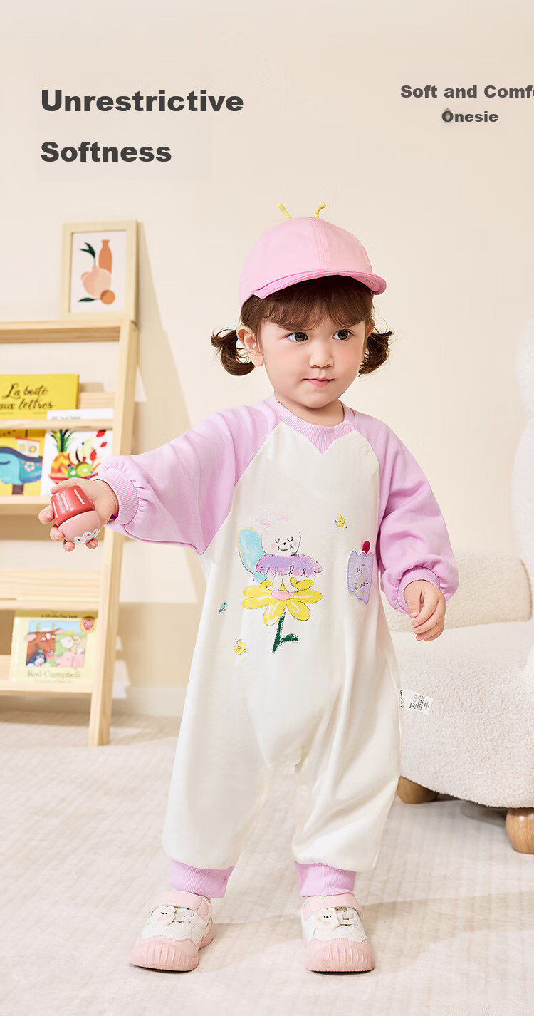 Balabala【balaOne】Kids Baby Romper 2025 New Spring Fashion Cute Adorable 2