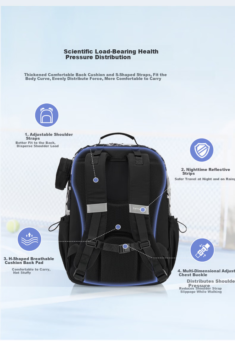 Samsonite Student Backpack 2026 New Arrival High School and Middle School Double Shoulder Bag High-Value Camouflage Large Capacity Laptop Bag NW4 6