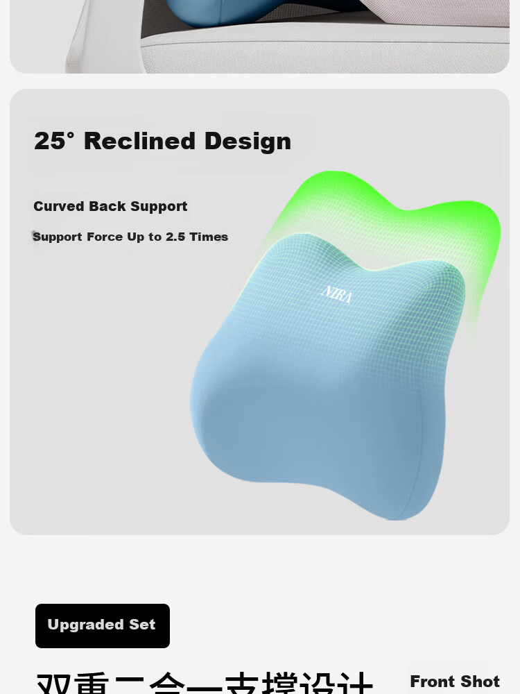 Nila Maternity Lumbar Support Cushion Office Seat Backrest Pad Waist Support Pillow for Women 7