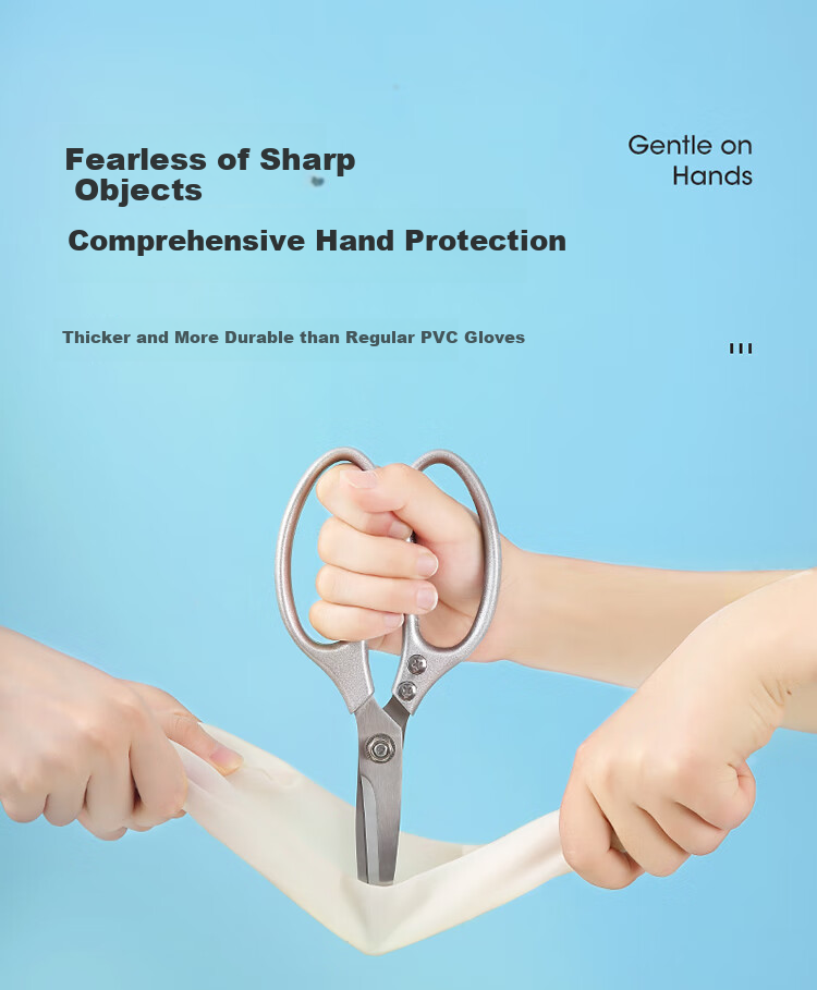 Meiliya Nitrile Gloves Kitchen Dishwashing Workwear Durable Rubber Waterproof Cleaning Cooking Household Gloves 7