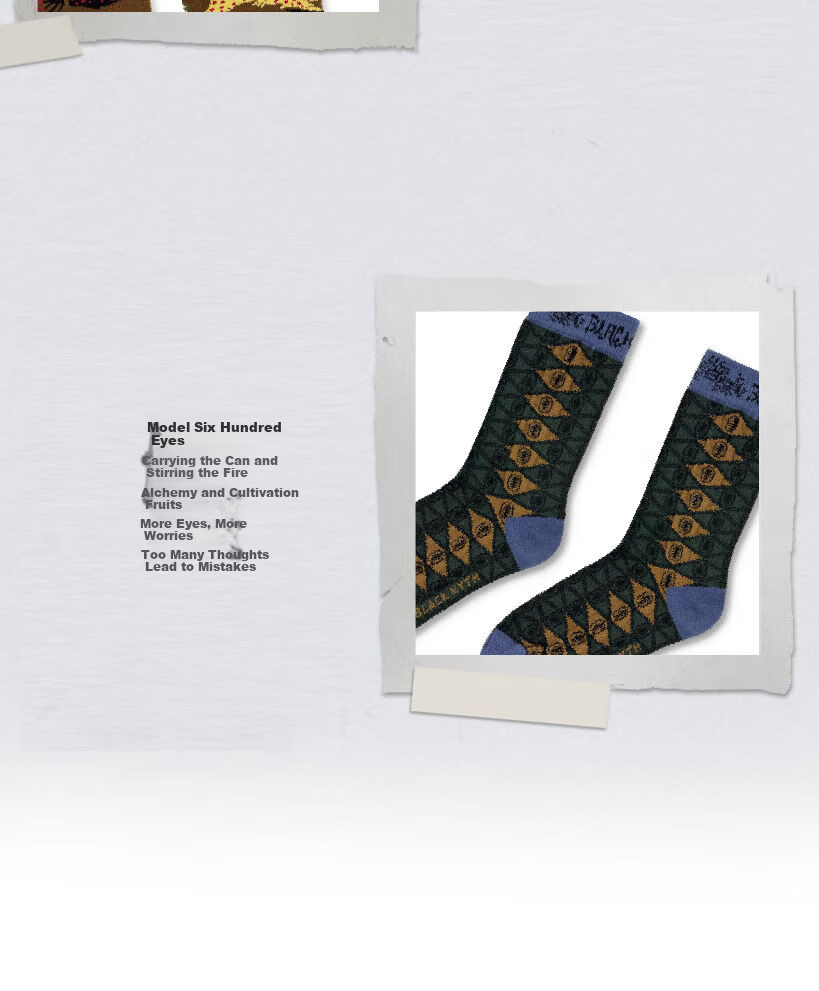 Black Myth Knitted Sock Gift Box One Unisex Wukong Jacquard Ribbed Cotton Blend Mid-Calf Socks 9