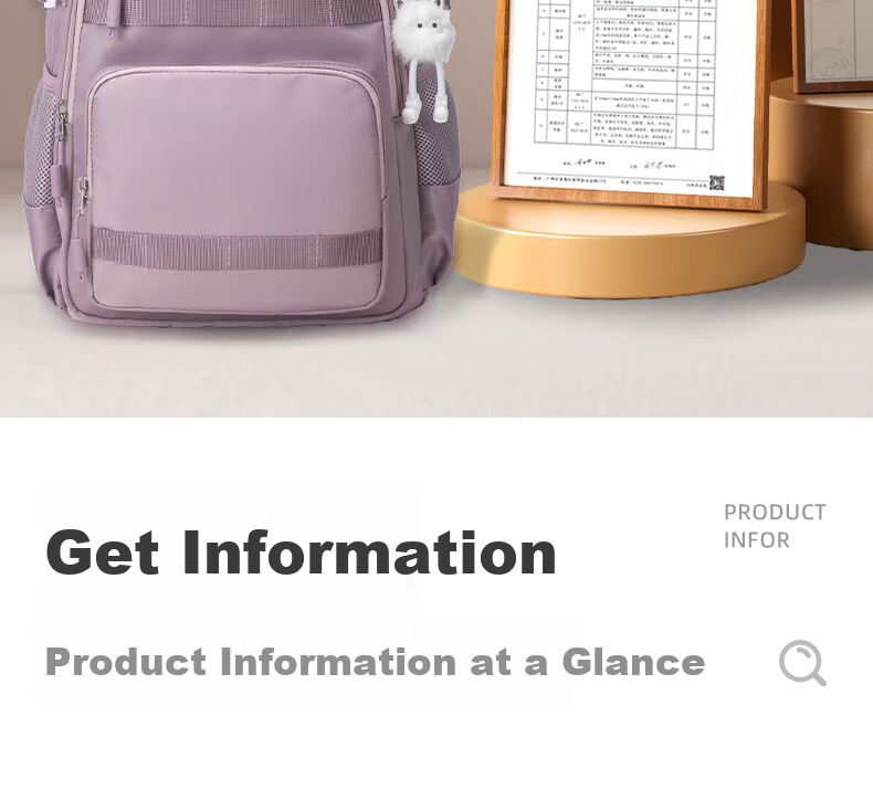FUTURE STAR Large Capacity Lightweight Middle School Backpack Girls Ergonomic Casual Primary School Boys Shoulder Bag Mauve Pink 7