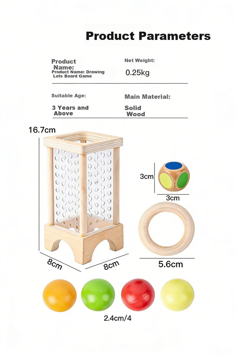 Lankupa Wooden Stick Game Montessori Early Education Board Game 3-6 Years Old Children's Educational Toy Boys Parent-Child Interaction Birthday Gift 14