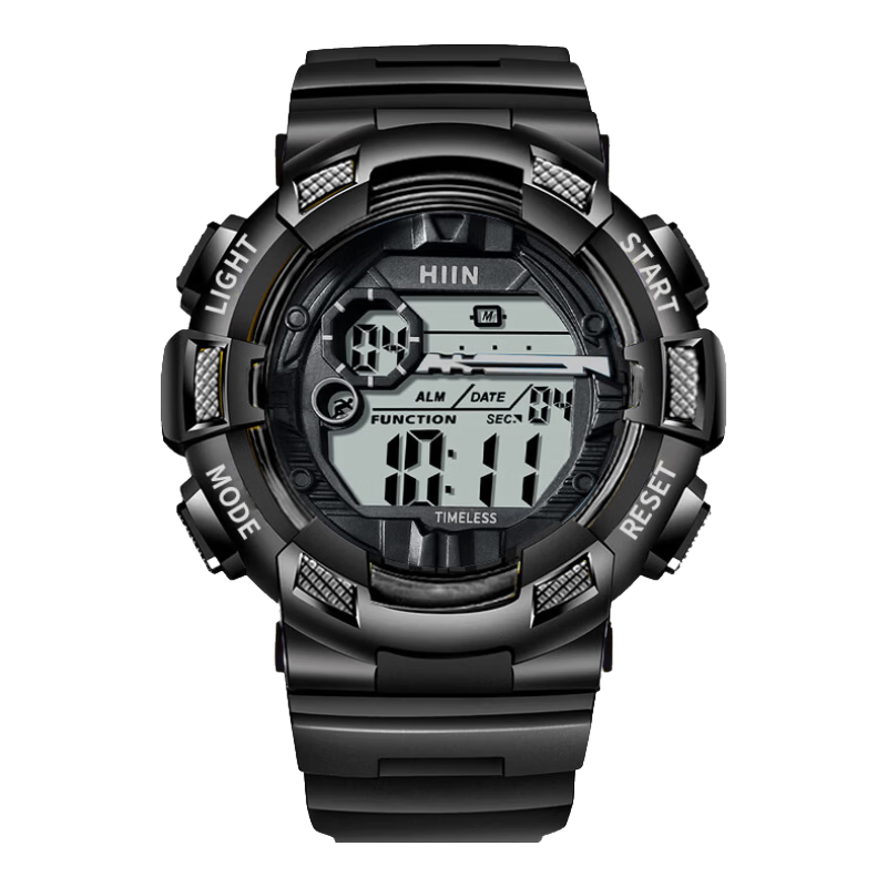 Light Shadow Moment Electronic Watch Men's Middle and High School Student Watch Women's Trendy Mechanical 3D Boys Sports Alarm Clock Children's Watch