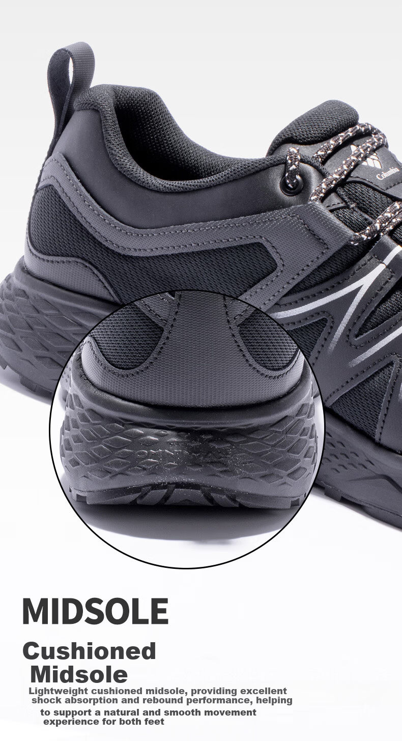 Columbia Men's Spring Summer 2026 Breathable Sports Shoes Durable Waterproof Slip-Resistant BE3094 010 7