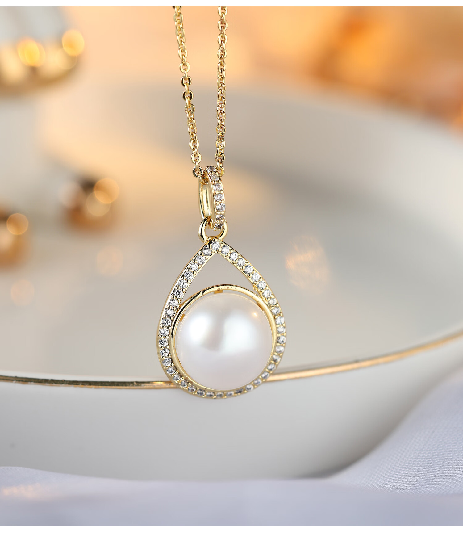 Demi Near Round 6-7mm with 8mm Red Agate Freshwater Pearl Necklace Pendant Birthday Gift for Girlfriend Wife 9