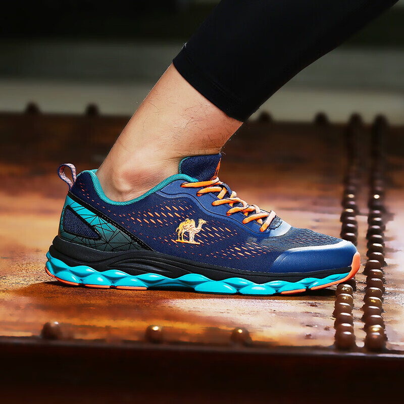 Мужские кроссовки CAMEL Mesh Breathable Lightweight Shock-Absorbing Running Shoes CSS221L0032, синий индиго, размер 42