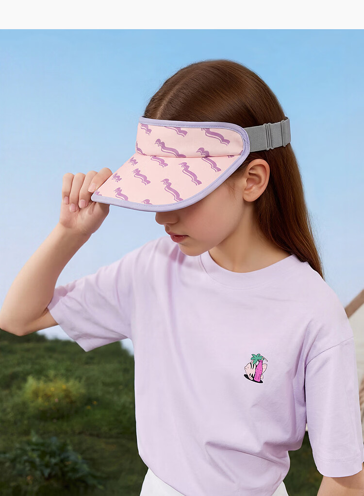 BALABALA Kids Summer Open-Top Hat Unisex Color-Block Sun Protection Comfortable Lightweight Outdoor Cap 209225160201 21