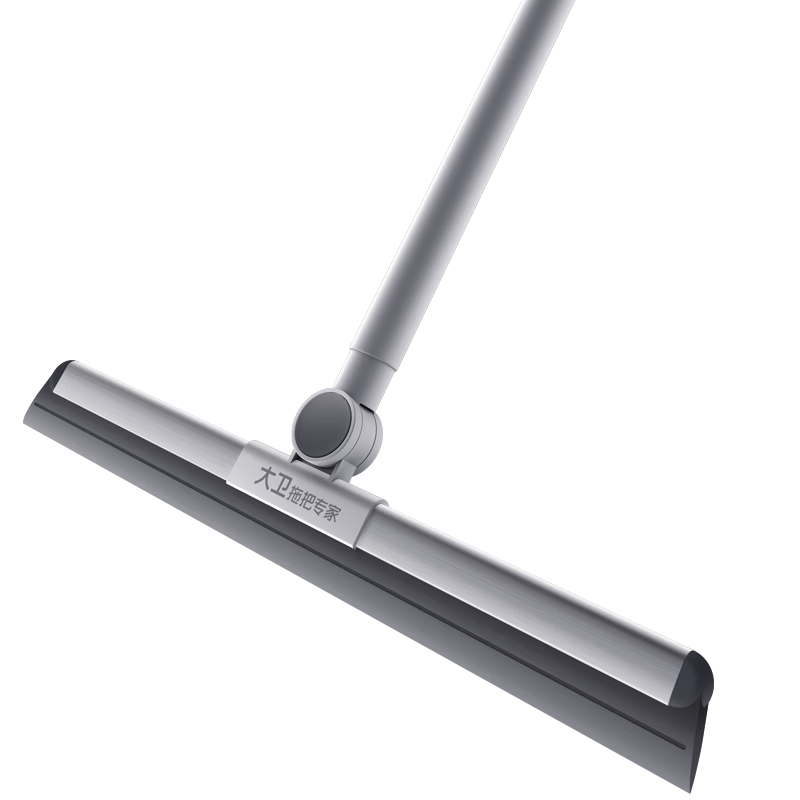 David Stainless Steel Magic Broom Household Bathroom Floor Scraper Water Squeegee Silicone Dual-Use Upgraded Version F12+1 Cloth