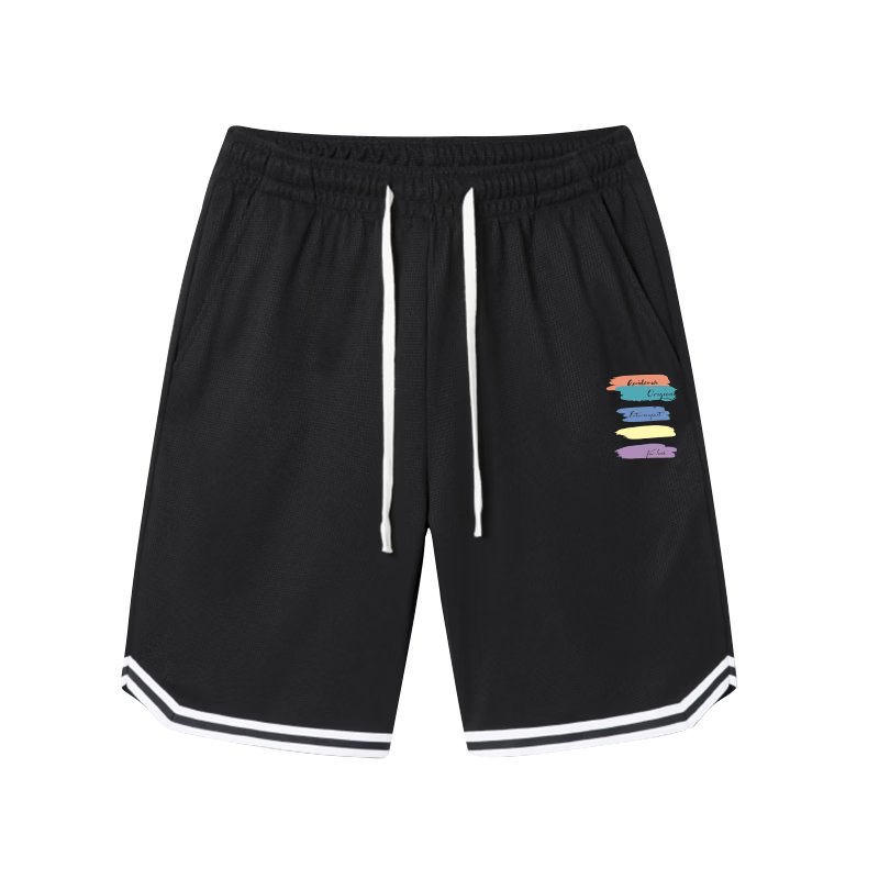 GENIOLAMODE Semir Group Men's Solid Color Simple Basic Casual Loose Youth Student Basketball Training Shorts