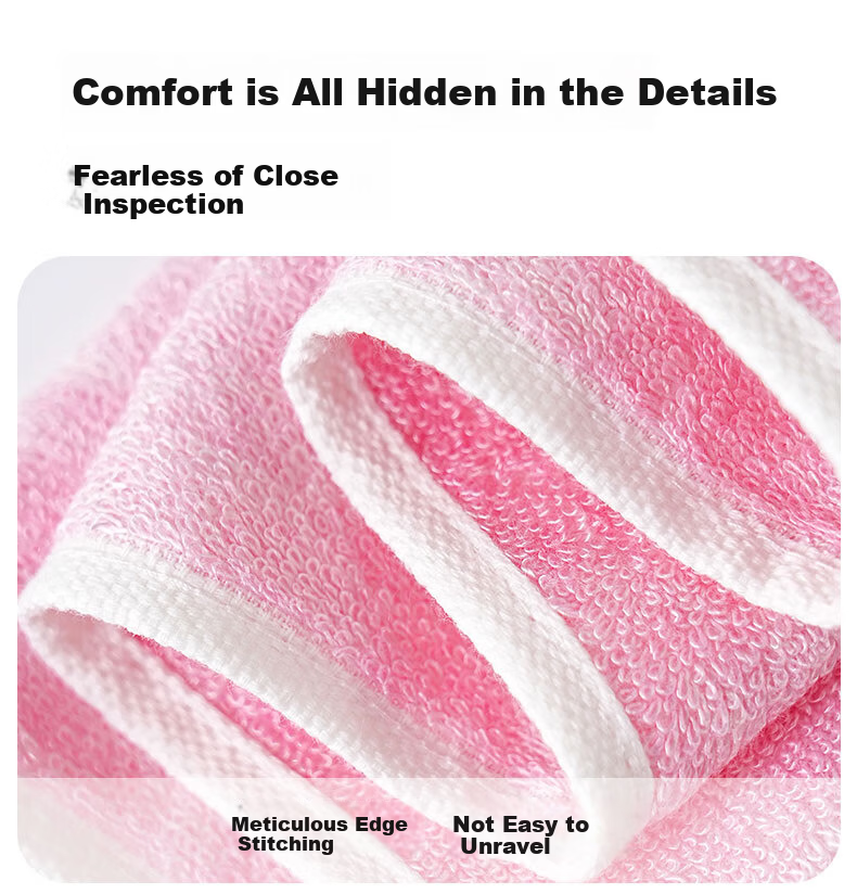 Bamboo 100 Bamboo Fiber Antibacterial Adult Large Towels 3-Pack Absorbent Lint-Free Face Towels 34×70cm 100g Each 7