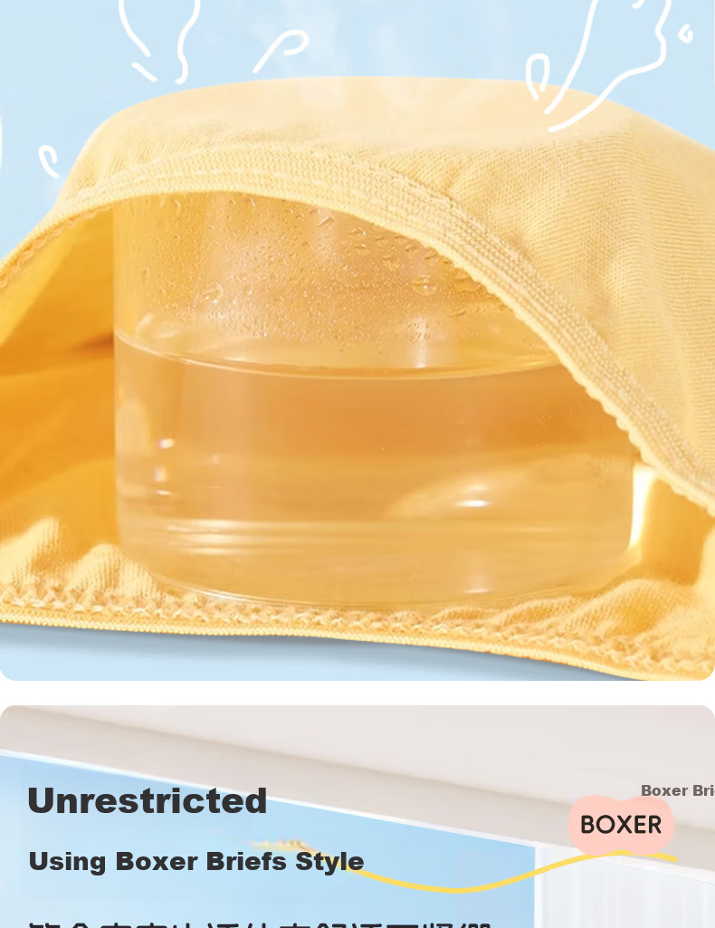 Qihaiqiu Children's Disposable Sterilized No-Wash Daily Use Boys Travel Colorful Boxer Shorts XXL Size 12