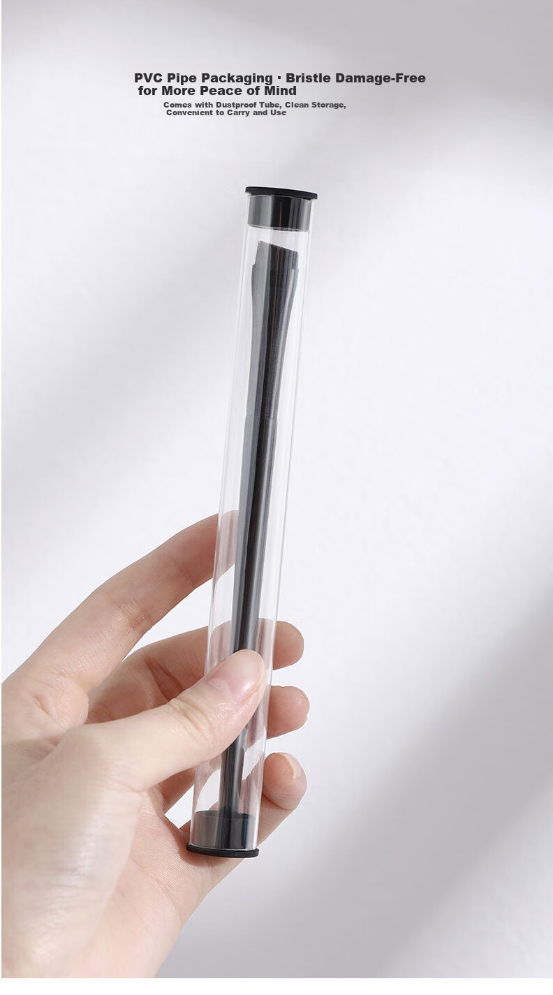 GOOOD GOOOD Wang Feifei Edition (3-Pack) Blade Eyeliner Brush Set - Cangzhou Makeup Brushes A102+A101+A103 Flat Head Angled Eyebrow Brush for Eye, Aegyo Sal, Eyebrow Powder, and Concealer Application 8