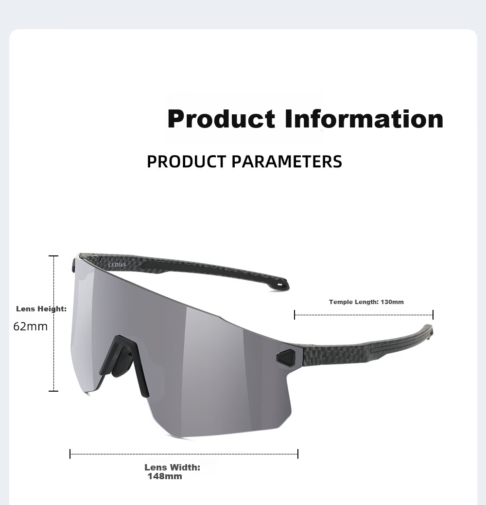 Cashman Running Glasses Professional Marathon Sports Sunglasses Windproof Outdoor Sunglasses for Men and Women Cycling Protective Eyewear 15