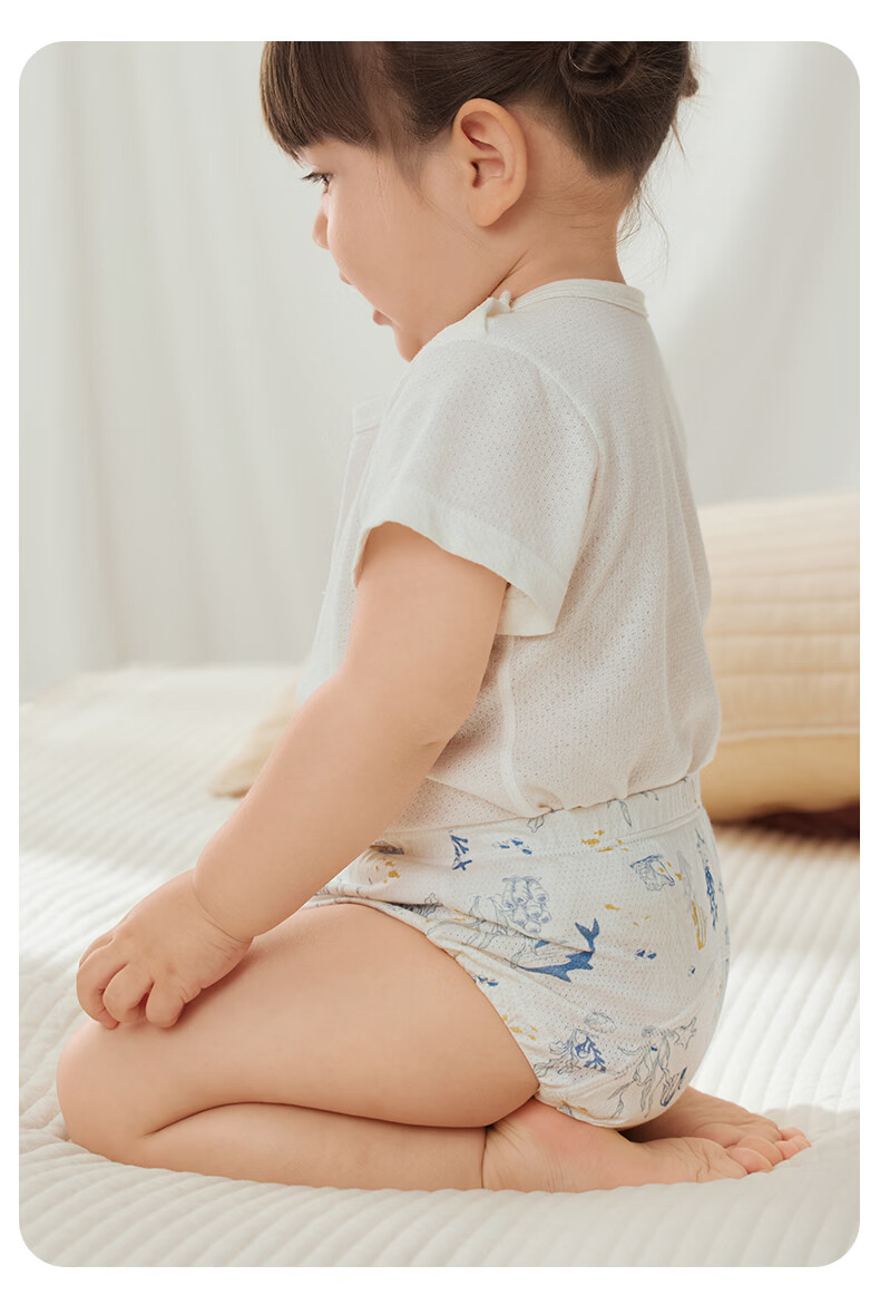 October Crystals Toilet Training Pants Unisex Baby Breathable Diaper Pants Washable Potty Training Underwear Toddler Pull-Ups 26