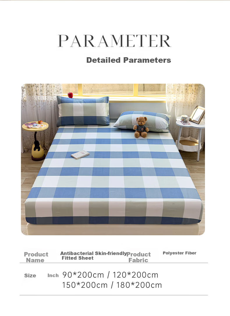 Grace 7A Antibacterial Breathable Mattress Protector Fitted Sheet Dormitory 90x200cm Gold Coast 7