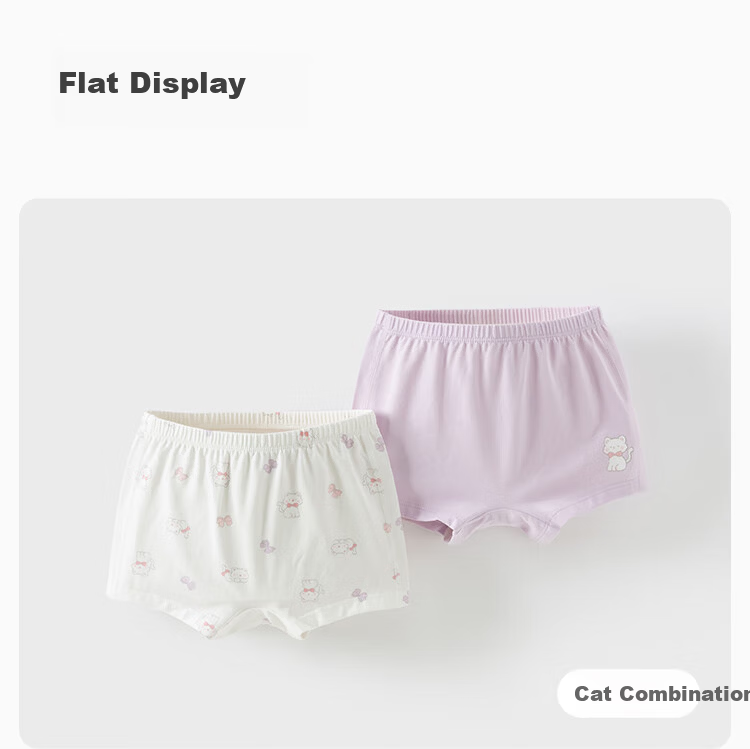 David Bella Girls' Underwear Two-Pack Toddler Baby Shorts Boxer Briefs for Girls 10