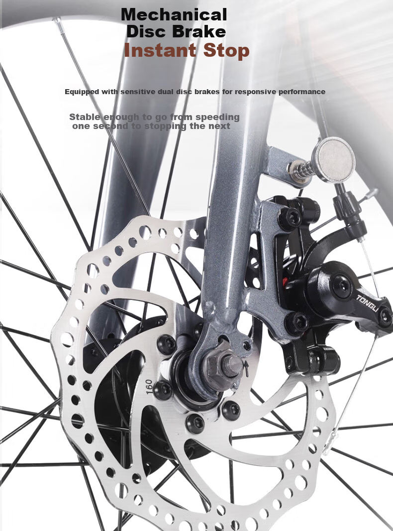 Phoenix Folding Bike Adult Aluminum Frame Shimano 7-Speed 20-Inch Portable Commuter Pre-Assembled 3