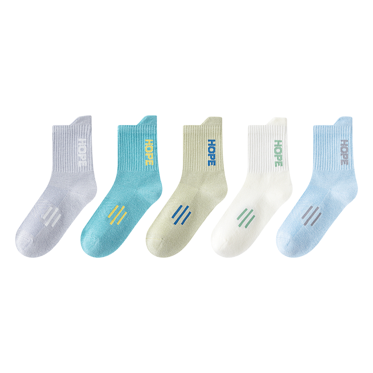 Piggy Banner Summer Mesh Thin Boys and Girls Socks A-Class Seamless Combed Cotton Breathable Sweat-Absorbing Sports Socks for Older Children