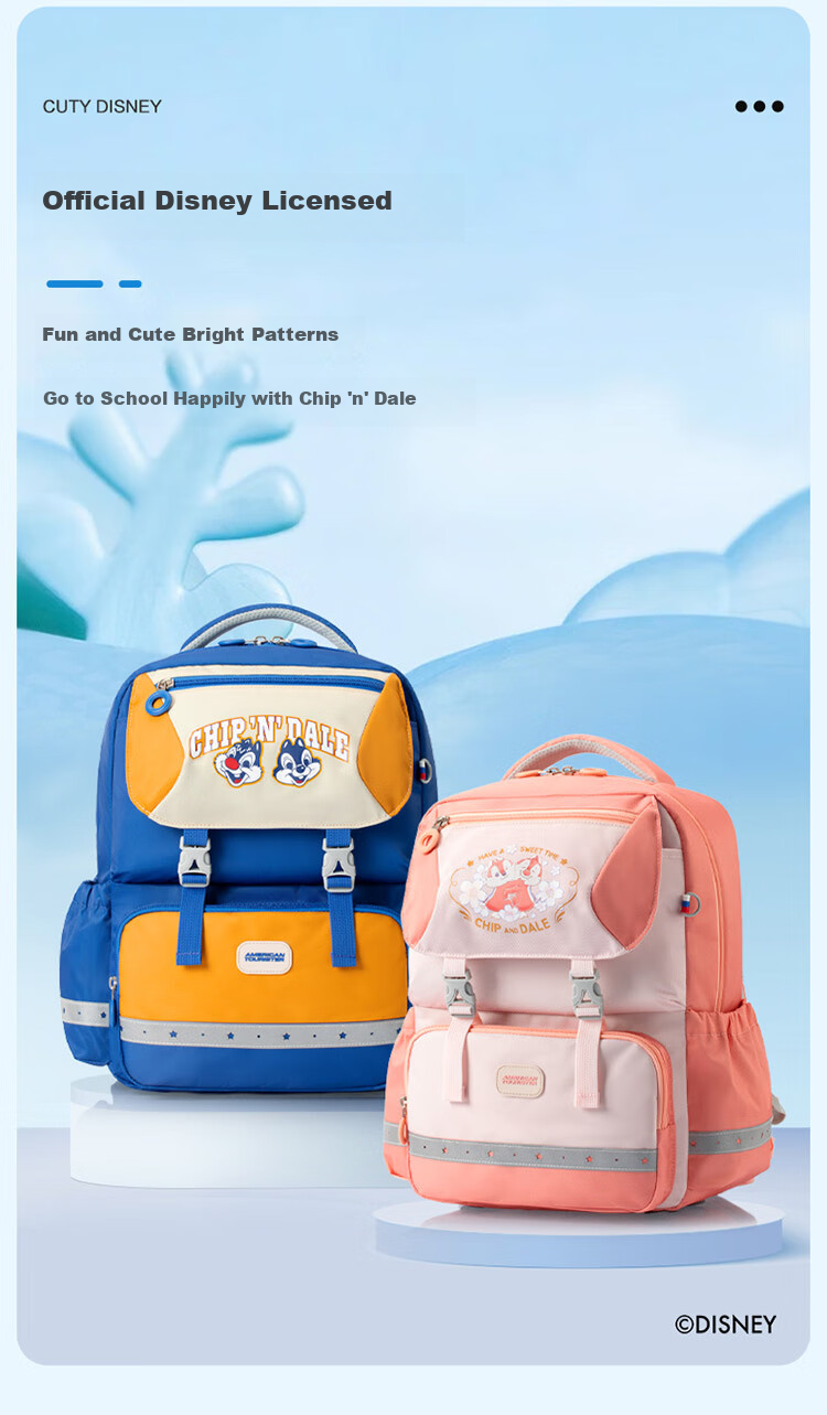 AMERICAN TOURISTER Boys' Antibacterial Lightweight Backpack for Elementary Students Grades 1-2 Large Capacity NN8*001 15