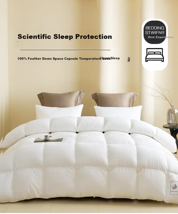 MUJI Class A 100% White Goose Down Comforter Autumn and Winter Quilt Core 220*240cm【Fill 2000g】 3